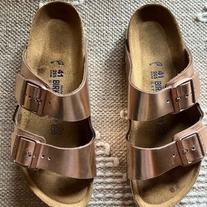 Rose Gold Birkenstock Arizona 41
